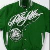 Pelle Pelle American Legend Green Varsity Jacket