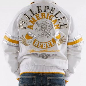 Pelle Pelle American Rebel White Wool Jacket