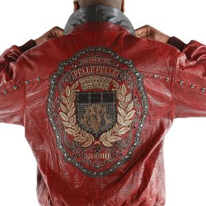 Pelle Pelle Authentic Marc Buchanan Mens Red Jacket