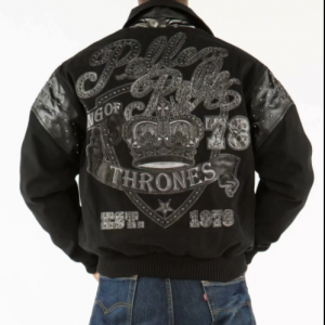 Pelle Pelle Black King Of Thrones 1978 Jacket