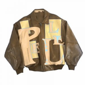 Pelle Pelle Brown Leather Bomber Jacket