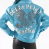 Pelle Pelle Light Blue Legends Forever Eagle Jacket