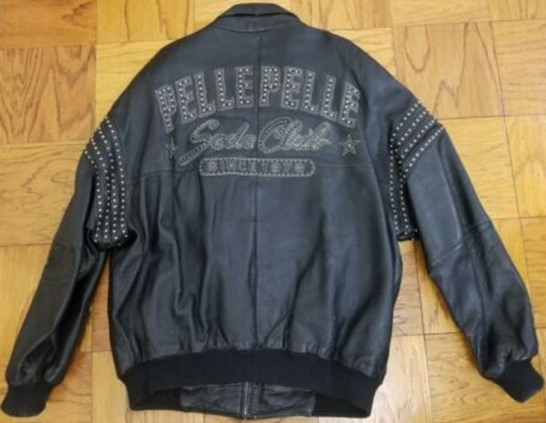 Pelle Pelle Marc Buchanan Studded Soda Club Leather Jacket 