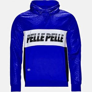 Pelle Pelle Mens Blue Hoodie