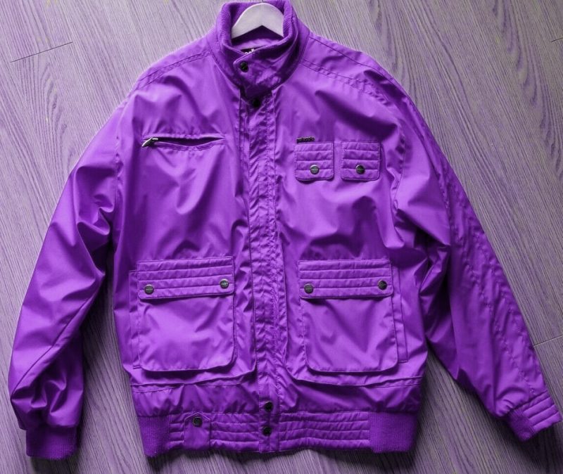 Pelle Pelle Mens Purple Winter Light Jacket