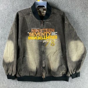 Pelle Pelle Mens Vintage Denim Full zip Jacket