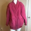 Pelle Pelle Vintage New York Milano Pink Leather Bomber Jacket