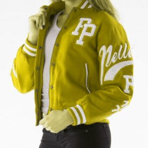 Pelle Pelle Womens 1978 Lemon Varsity Jacket