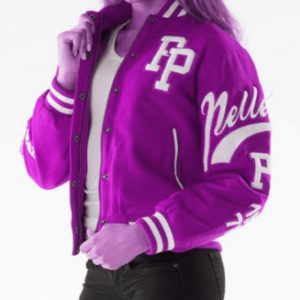 Pelle Pelle Womens 1978 Pink Varsity Jacket