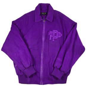 Pelle Pelle Womens 1978 Purple Wool Varsity Jacket