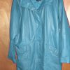 Pelle Pelle Womens Blue Long Leather Coat