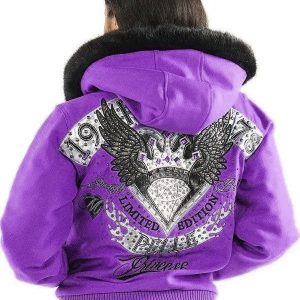 Pelle Pelle Womens Limited Edition Princess 1978 Purple Jacket