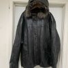 Vintage 90s Pelle Pelle Marc Buchanan Black Leather Jacket