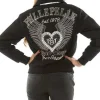 Black Pelle Pelle Heart Breaker Wool Jacket