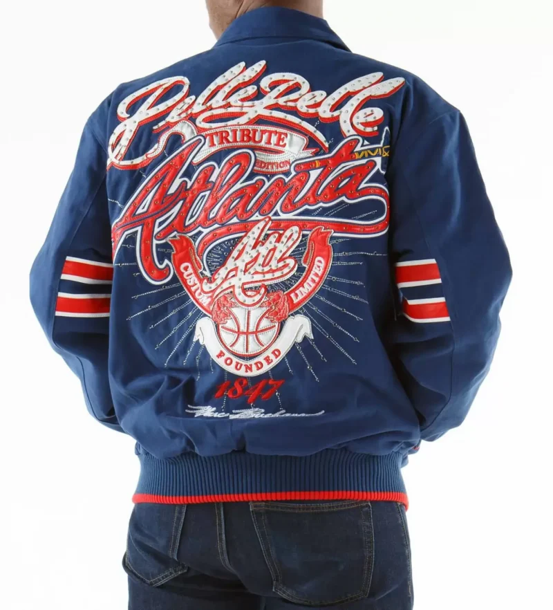 Pelle Pelle Blue Atlanta Tribute Special Cut Jacket