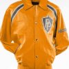 Pelle Pelle Bright Orange Varsity Jacket