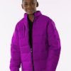 Pelle Pelle Kids Dark Pink Puffer Jacket