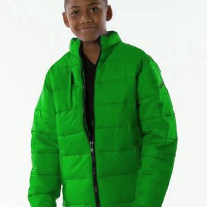 Pelle Pelle Kids Green Puffer Jacket