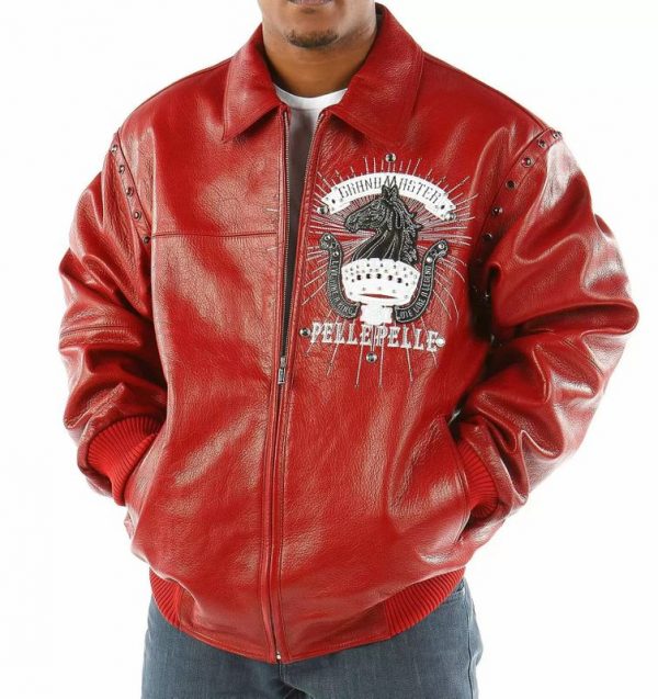 Pelle Pelle Mens Grand Master Red Jacket