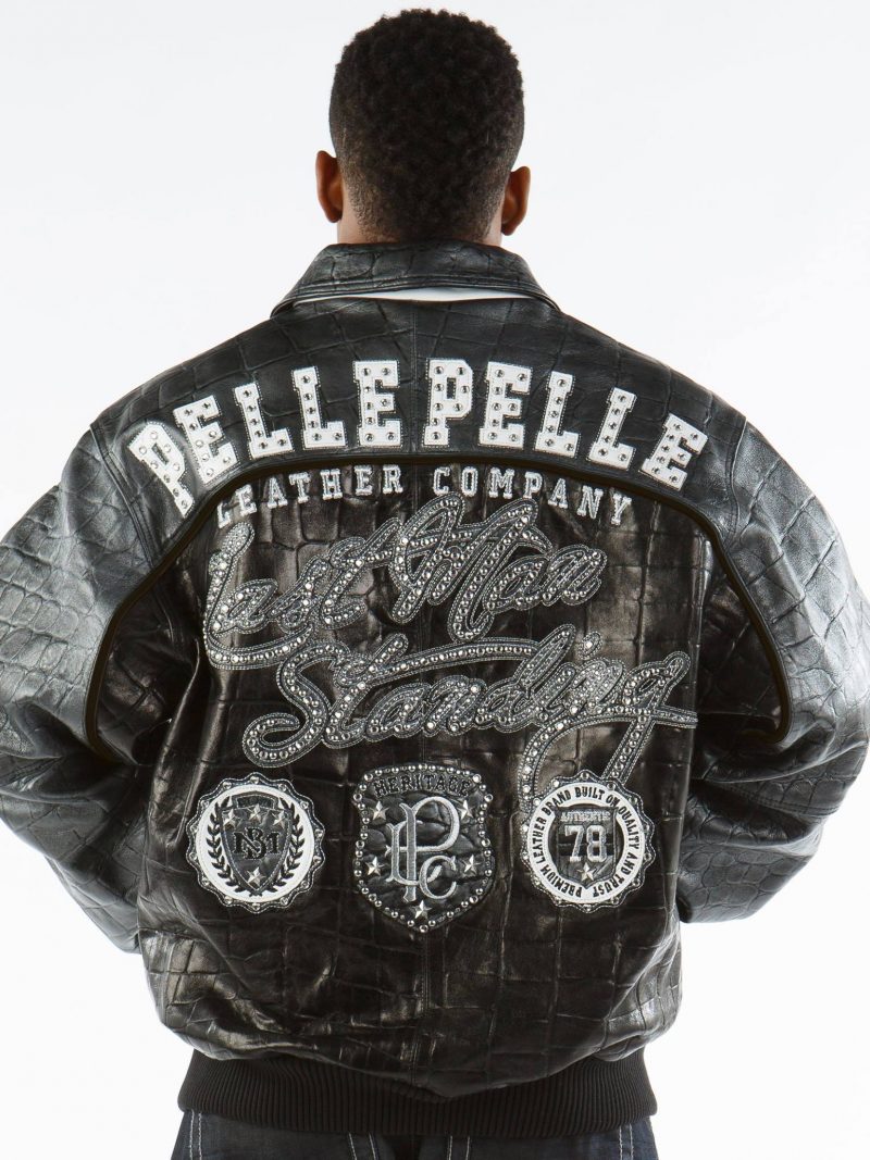 Pelle Pelle Mens Last Man Standing Black Jacket