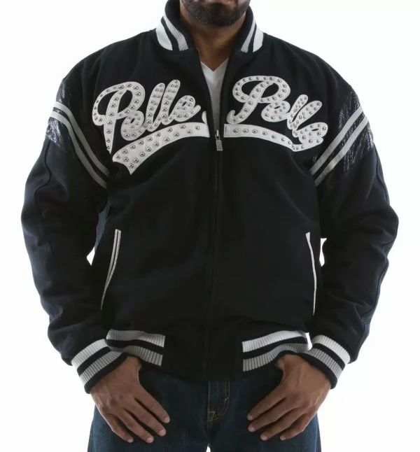 Pelle Pelle Navy Vintage International Jacket