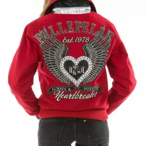 Pelle Pelle Red Heart Breaker Wool Jacket