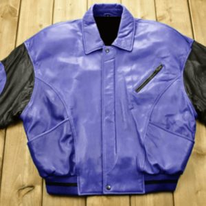 Pelle Pelle Soda Club Blue Leather Jacket