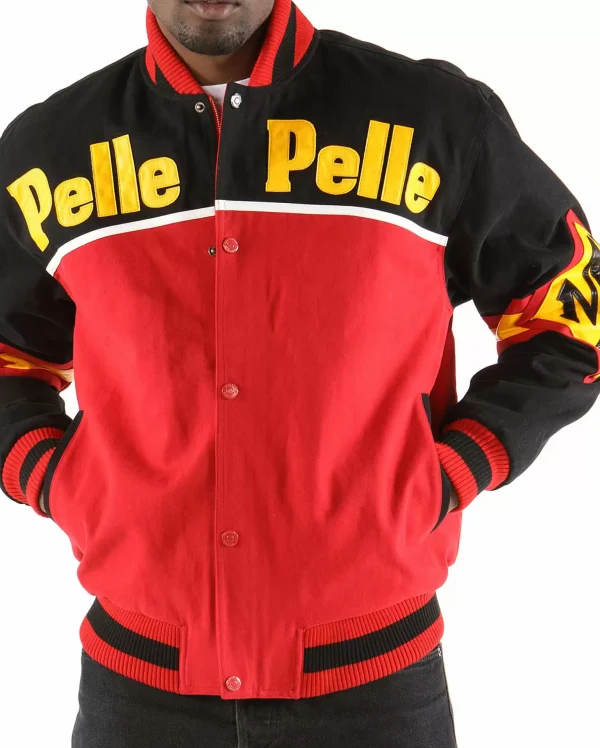 Pelle Pelle Throwback Black Soda Club Wool Jacket