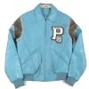 Pelle Pelle Vintage Light Blue Leather Jacket