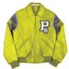 Pelle Pelle Vintage Neon Yellow Leather Jacket