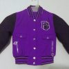 Pelle Pelle Vintage Purple Varsity Jacket