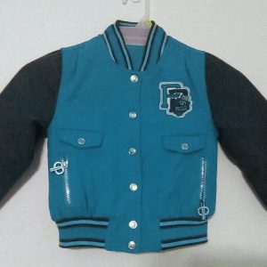 Pelle Pelle Vintage Turquoise Varsity Jacket