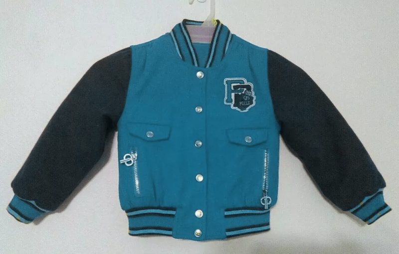 Pelle Pelle Vintage Turquoise Varsity Jacket