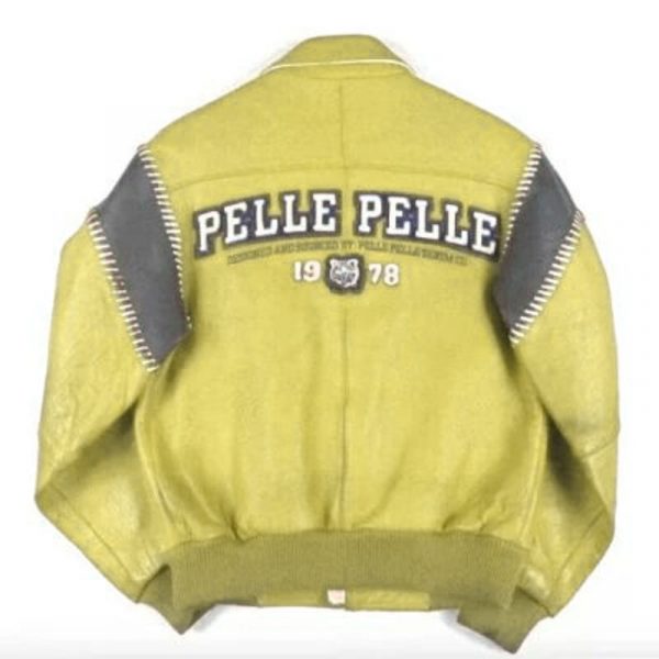 Pelle Pelle Vintage Yellow Leather Jacket