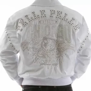 Pelle Pelle White Chicago Tribute Windy City Jacket