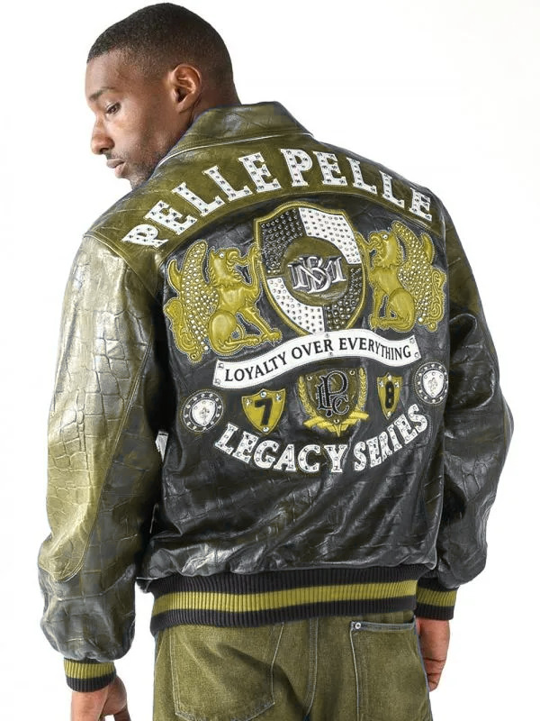 Pelle Pelle Legacy Over Everything Olive Leather Jacket - PPJ