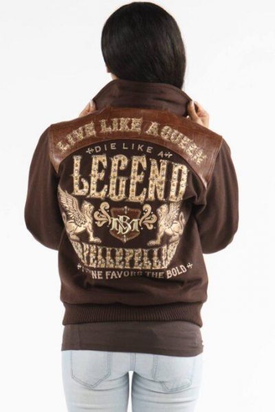 Pelle Pelle Live Like A Queen Brown Jacket