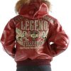 Pelle Pelle Live Like A Queen Maroon Jacket