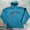 Pelle Pelle Mens Light Blue Pullover Hoodie