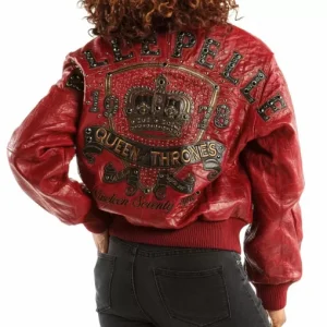 Pelle Pelle Red Queen Of Thrones 1978 Leather Jacket