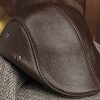 Pelle Pelle Italian Brown Leather Cap