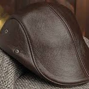 Pelle Pelle Italian Brown Leather Cap