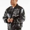 Pelle Pelle New Soda Club Tim Tan Black Leather Jacket