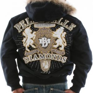 Pelle Pelle Platinum & Diamonds Black Fur Jacket