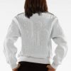 Ladies Pelle Pelle MB Bomber White Leather Jacket