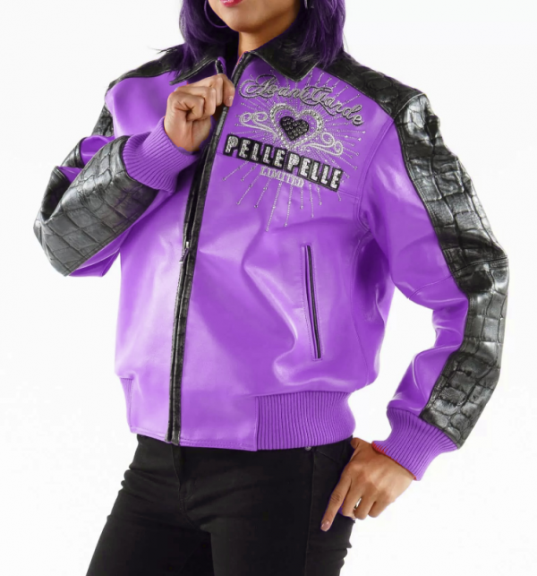 Pelle Pelle Avant Garde Purple 37 Years Strong Jacket