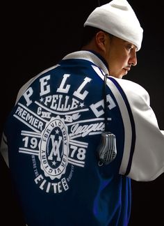 Pelle Pelle French Montana Elite Blue Jacket