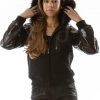 Pelle Pelle Ladies Eagle Hooded Jacket