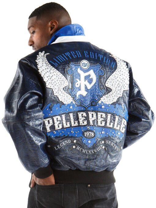 Pelle Pelle Limited Edition Blue Leather Jacket