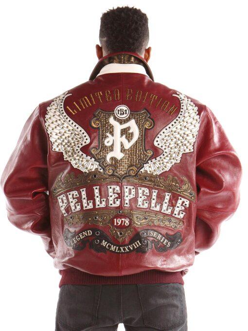 Pelle Pelle Limited Edition Maroon Leather Jacket